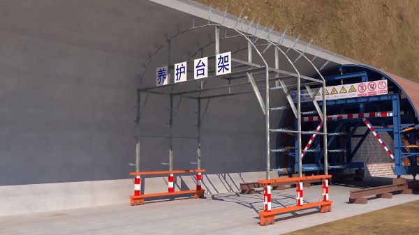华莹市隧道施工动画制作公司 - 隧道施工工艺和施工方法 - 隧道施工汇报动画视频 - bim 工程施工动画